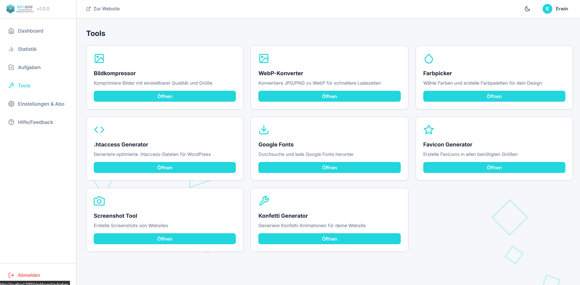 Professionelle Tools